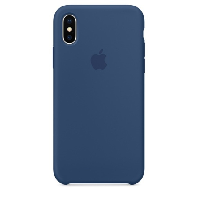 Чохол Silicone Case для iPhone X/Xs (Blue Cobalt) (MTFA2) (Original Assembly)