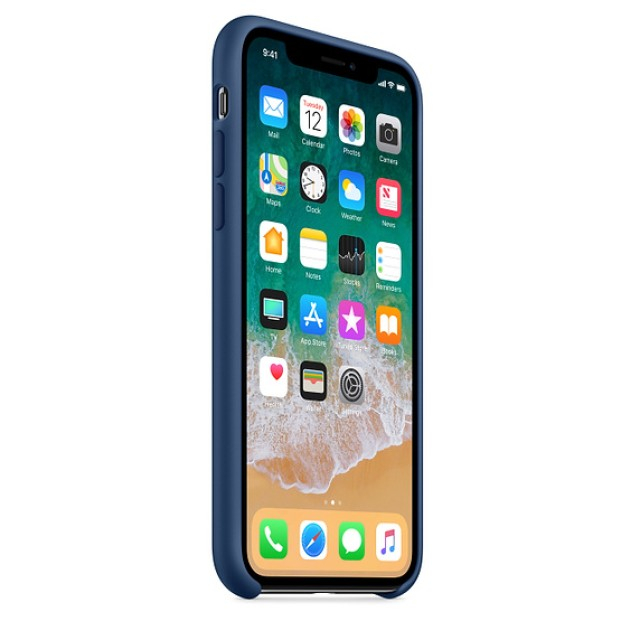 Чохол Silicone Case для iPhone X/Xs (Blue Cobalt) (MTFA2) (Original Assembly)