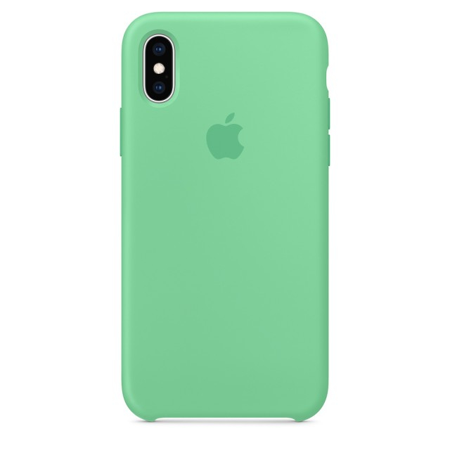 Чохол Silicone Case для iPhone X/Xs (Spearmint) (MVF52) (Original Assembly)