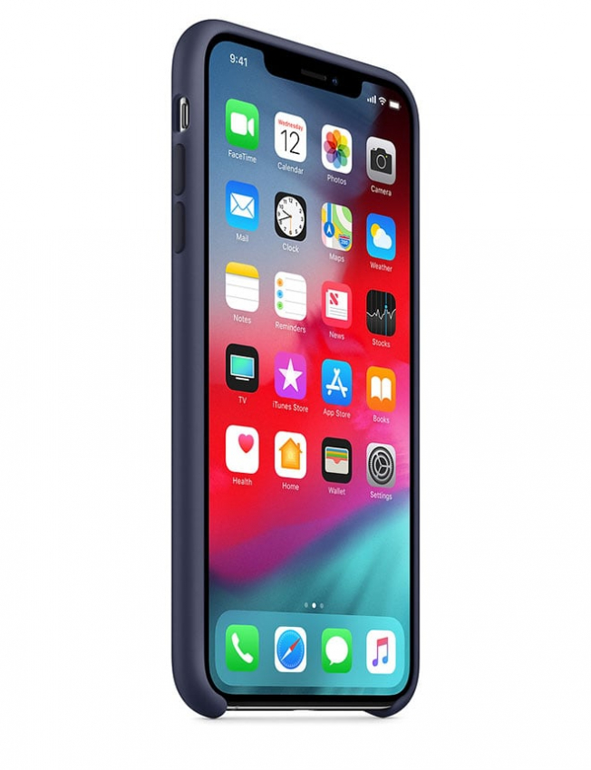 Чохол Silicone Case для iPhone X/Xs (Midnight Blue) (MRW92) (Original Assembly)
