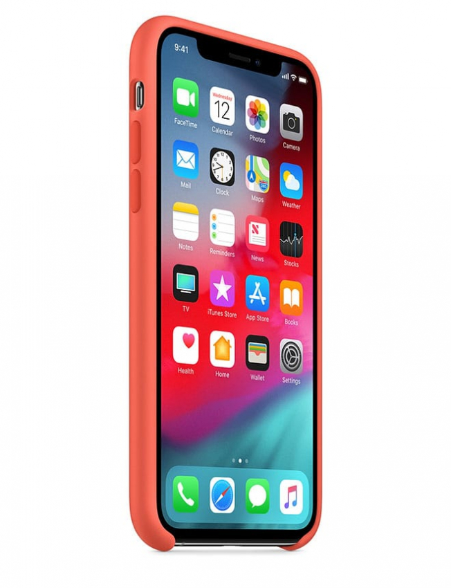 Чохол Silicone Case для iPhone X/Xs (Nectarine) (MTFA2) (Original Assembly)