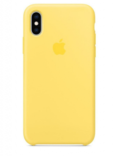 Чохол Silicone Case для iPhone X/Xs (Canary Yellow) (MW992) (Original Assembly)