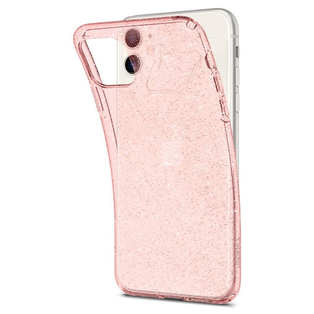 Чохол Spigen Liquid Crystal Glitter для iPhone 11 (Rose Quartz) (076CS27182)