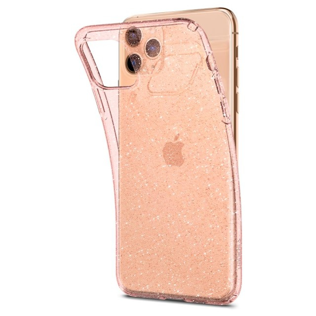 Чохол Spigen Liquid Crystal Glitter для iPhone 11 Pro (Rose Quartz) (077CS27230)