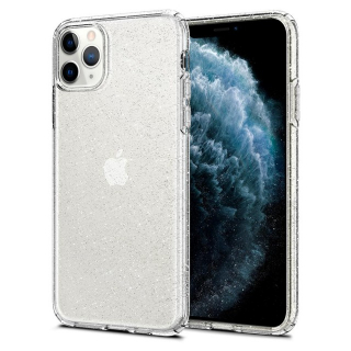 Чехол Spigen Liquid Crystal Glitter для iPhone 11 Pro Max (Crystal Quartz) (075CS27131) 