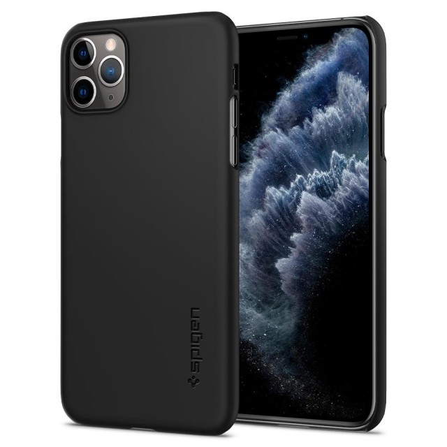 Чохол Spigen Thin Fit для iPhone 11 Pro Max (Black) (075CS27127)