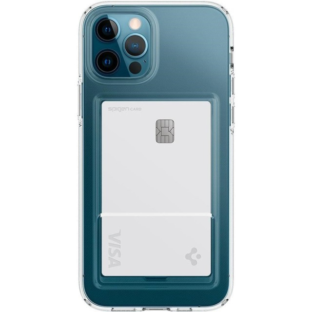 Чохол Spigen Crystal Slot для iPhone 12/12 Pro (Crystal Clear) (ACS02576)