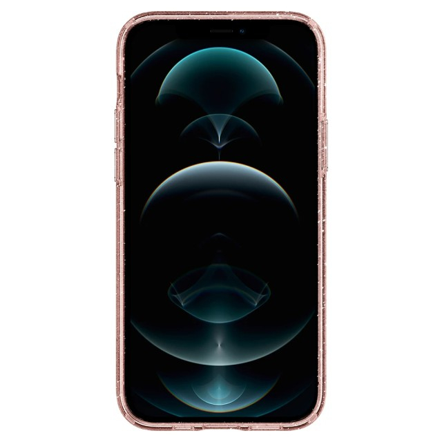 Чехол Spigen Liquid Crystal Glitter для iPhone 12/12 Pro (Rose Quartz) (ACS01699)