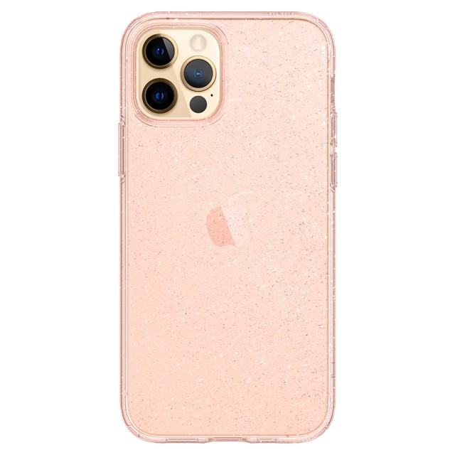 Чехол Spigen Liquid Crystal Glitter для iPhone 12/12 Pro (Rose Quartz) (ACS01699)