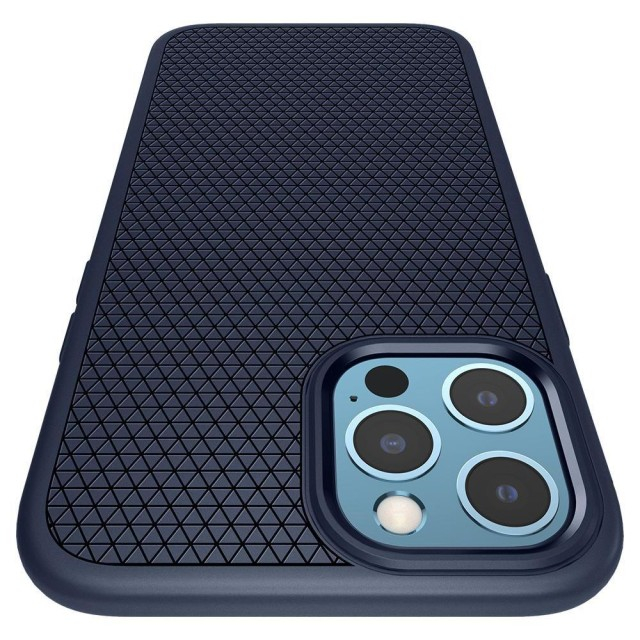 Чохол Spigen Liquid Air для iPhone 12/12 Pro (Navy Blue) (ACS02250)