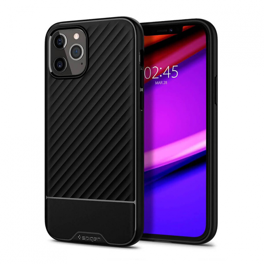 Чохол Spigen Core Armor для iPhone 12 Pro Max (Matte Black) (ACS01471)