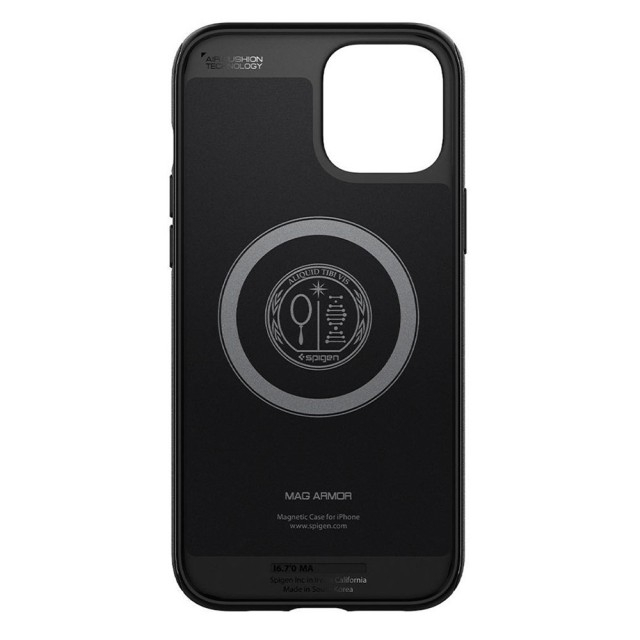 Чохол Spigen Mag Armor для iPhone 12 Pro Max (Black) (ACS01864)