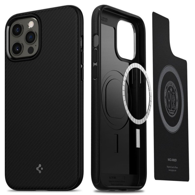 Чохол Spigen Mag Armor для iPhone 12 Pro Max (Black) (ACS01864)