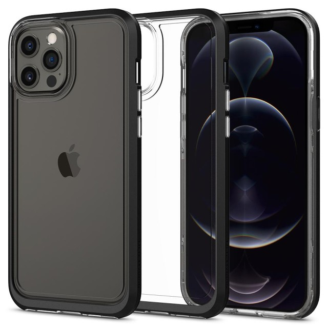 Чохол Spigen Neo Hybrid для iPhone 12 Pro Max (Crystal Black) (ACS01622)