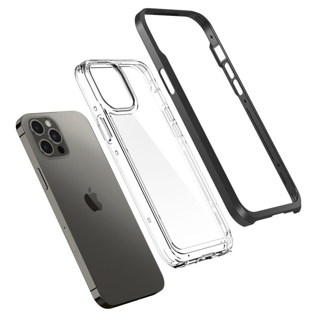 Чохол Spigen Neo Hybrid для iPhone 12 Pro Max (Crystal Black) (ACS01622)