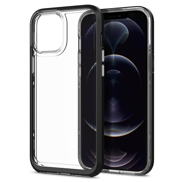 Чохол Spigen Neo Hybrid для iPhone 12 Pro Max (Crystal Black) (ACS01622)