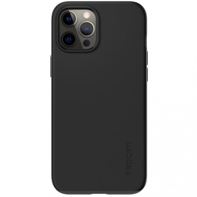 Чохол Spigen Thin Fit для iPhone 12 Pro Max (Black) (ACS01612)