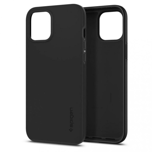 Чохол Spigen Thin Fit для iPhone 12 Pro Max (Black) (ACS01612)