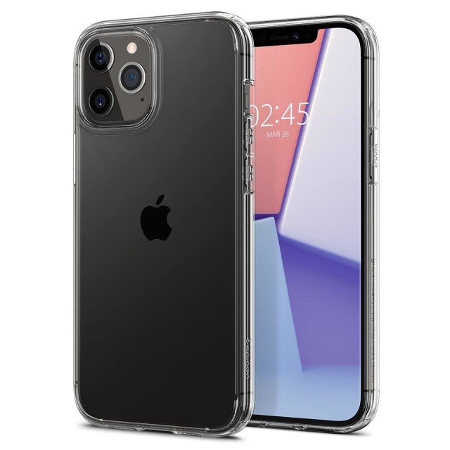 Чохол Spigen Ultra Hybrid для Apple iPhone 12 Pro Max (Crystal Clear) (ACS01618)