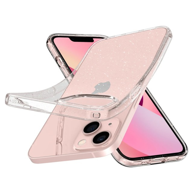 Чохол Spigen Liquid Crystal Glitter для iPhone 13 (Crystal Quartz) (ACS03516)