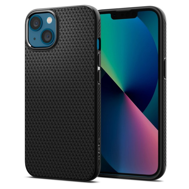 Чохол Spigen Liquid Air для iPhone 13 (Matte Black) (ACS03519)