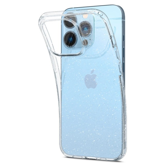Чохол Spigen Liquid Crystal Glitter для iPhone 13 Pro (Crystal Quartz) (ACS03255)