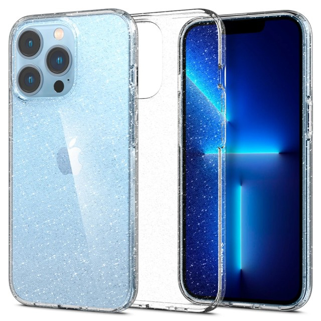 Чохол Spigen Liquid Crystal Glitter для iPhone 13 Pro (Crystal Quartz) (ACS03255)