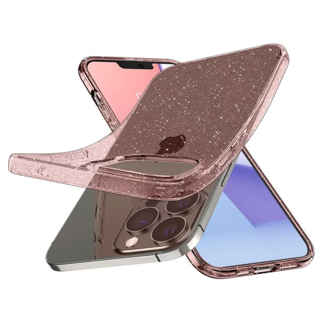 Чохол Spigen Liquid Crystal Glitter для iPhone 13 Pro (Rose Quartz) (ACS03256)