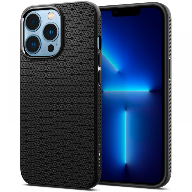 Чохол Spigen Liquid Air для iPhone 13 Pro Max (Matte Black) (ACS03201)
