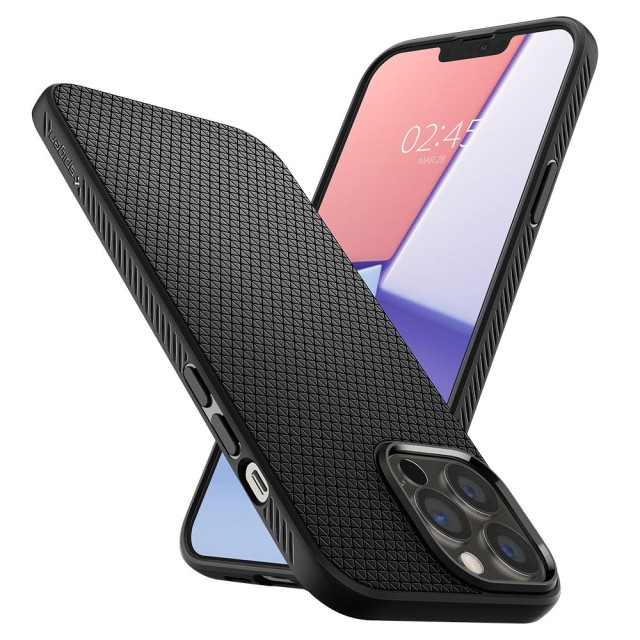 Чохол Spigen Liquid Air для iPhone 13 Pro Max (Matte Black) (ACS03201)