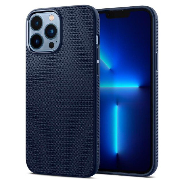 Чохол Spigen Liquid Air для iPhone 13 Pro Max (Navy Blue) (ACS03202)