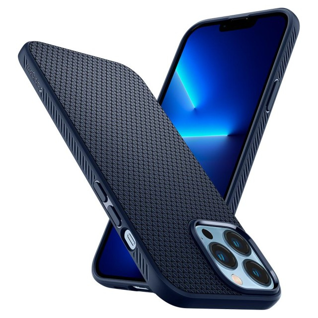 Чохол Spigen Liquid Air для iPhone 13 Pro Max (Navy Blue) (ACS03202)