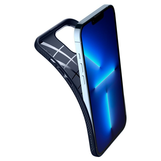 Чохол Spigen Liquid Air для iPhone 13 Pro Max (Navy Blue) (ACS03202)