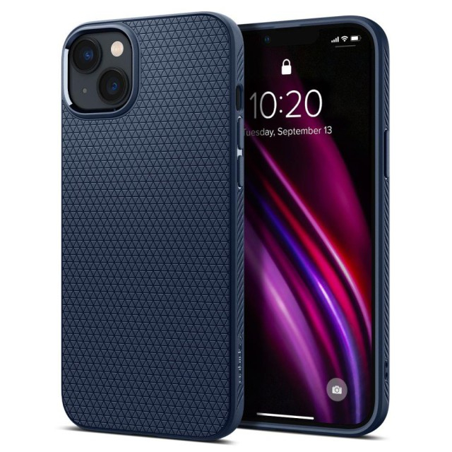 Чохол Spigen Liquid Air для iPhone 14 (Navy Blue) (ACS05038)