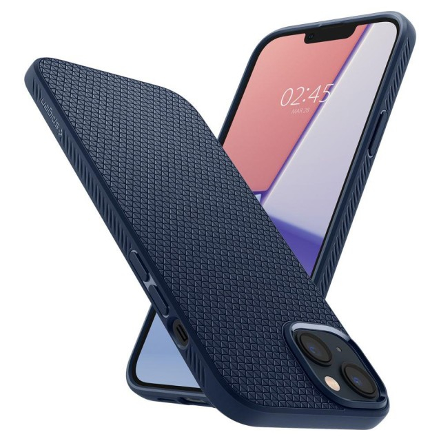 Чохол Spigen Liquid Air для iPhone 14 (Navy Blue) (ACS05038)