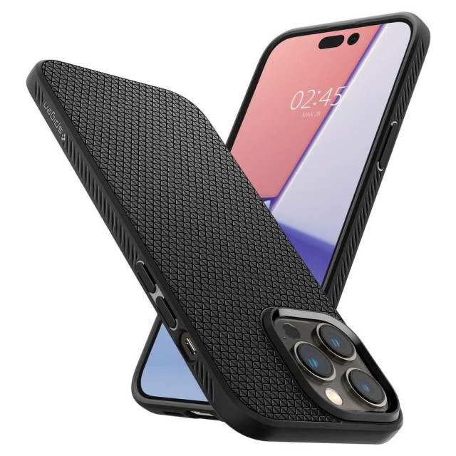 Чохол Spigen Liquid Air для iPhone 14 Pro (Matte Black) (ACS04957)