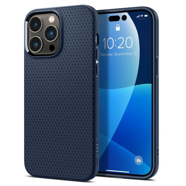 Чохол Spigen Liquid Air для iPhone 14 Pro (Navy Blue) (ACS04958)