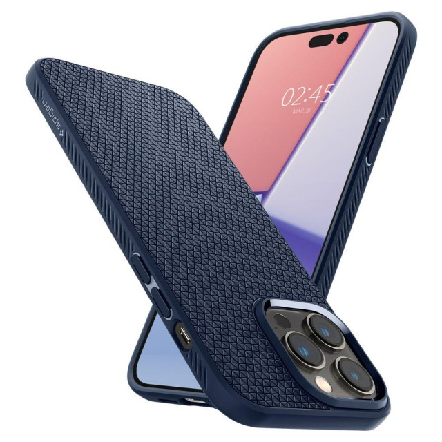 Чохол Spigen Liquid Air для iPhone 14 Pro (Navy Blue) (ACS04958)