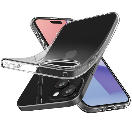 Чехол Spigen Crystal Flex для Apple iPhone 15 (Crystal Clear) (ACS06481)