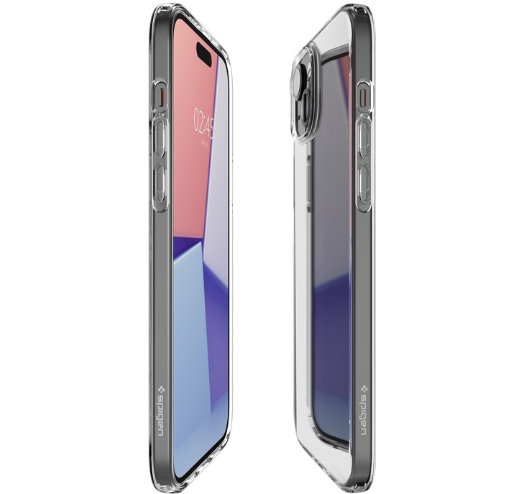 Чехол Spigen Crystal Flex для Apple iPhone 15 (Crystal Clear) (ACS06481)