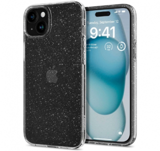 Чохол Spigen Liquid Crystal Glitter для iPhone 15 (Crystal Quartz) (ACS06788)