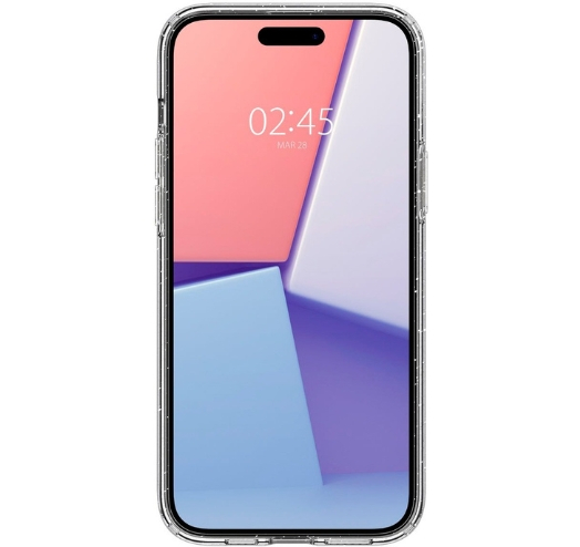 Чохол Spigen Liquid Crystal Glitter для iPhone 15 (Crystal Quartz) (ACS06788)