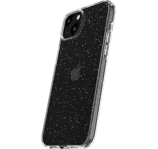 Чохол Spigen Liquid Crystal Glitter для iPhone 15 (Crystal Quartz) (ACS06788)