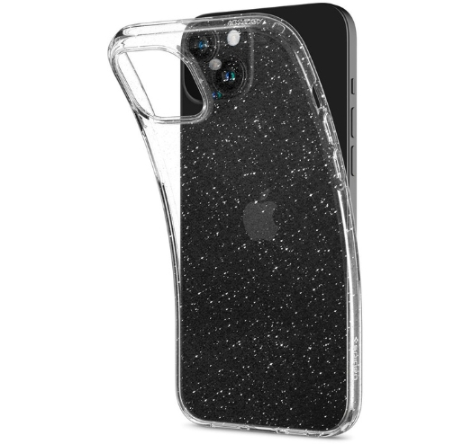 Чохол Spigen Liquid Crystal Glitter для iPhone 15 (Crystal Quartz) (ACS06788)