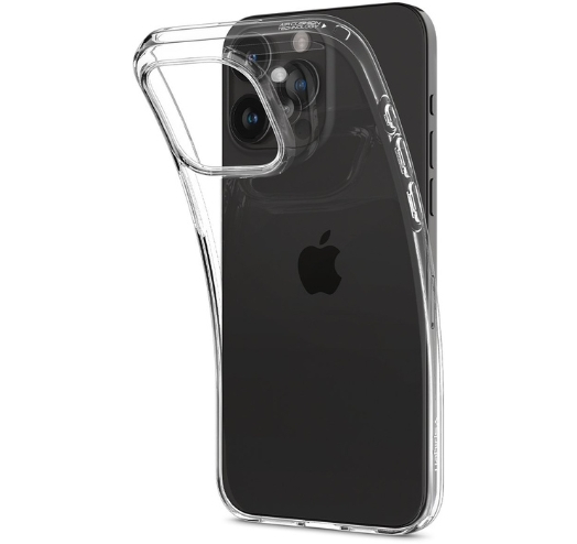 Чехол Spigen Crystal Flex для Apple iPhone 15 Pro Max (Crystal Clear) (ACS06443)