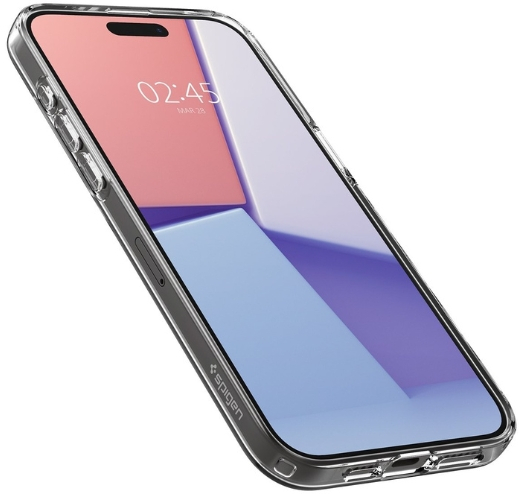 Чехол Spigen Crystal Flex для Apple iPhone 15 Pro Max (Crystal Clear) (ACS06443)