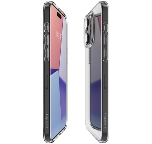 Чехол Spigen Crystal Flex для Apple iPhone 15 Pro Max (Crystal Clear) (ACS06443)