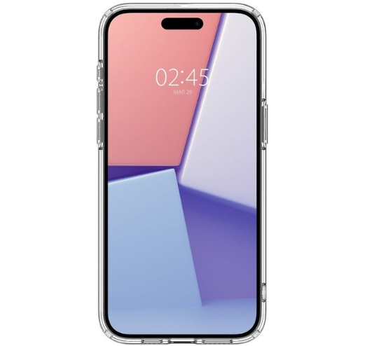 Чехол Spigen Crystal Hybrid для Apple iPhone 15 Pro (Crystal Clear) (ACS06471)