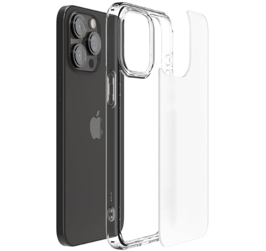 Чехол Spigen Crystal Hybrid для Apple iPhone 15 Pro (Crystal Clear) (ACS06471)