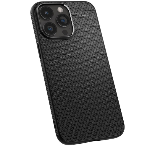 Чохол Spigen Liquid Air для Apple iPhone 15 Pro Max (Matte Black) (ACS06562)